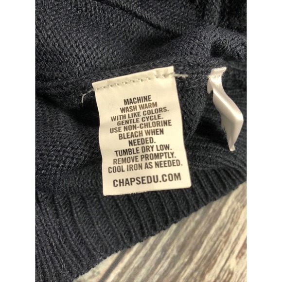 Chaps Girls Approved School wear Navy Sweater S(7) Regular - Picture 7 of 9